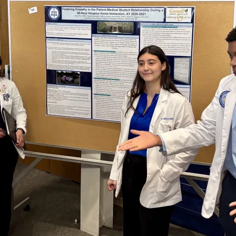 UNE medical school students participate in robust annual fall research symposium