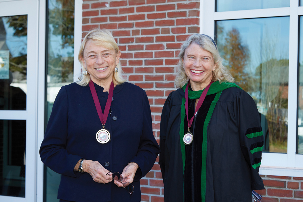 Maine Governor Janet Mills with Dora Mills 