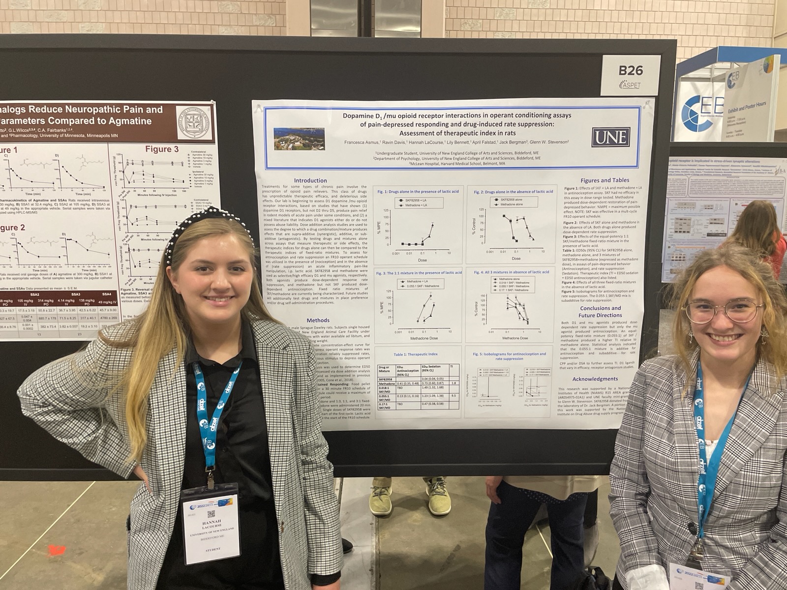 Stevenson Lab students present at national pharmacology conference