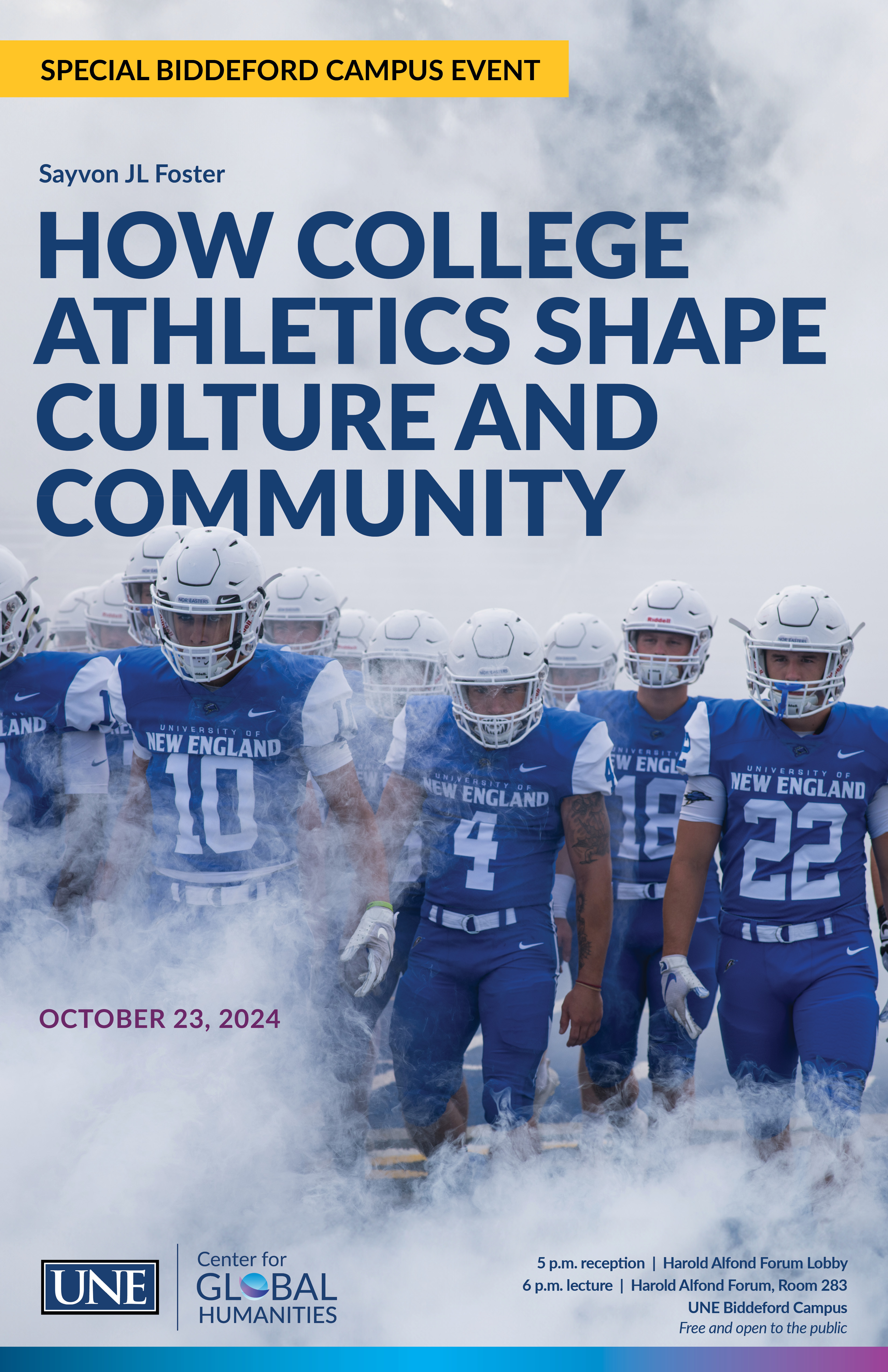 How College Athletics Shape Culture and Community Poster