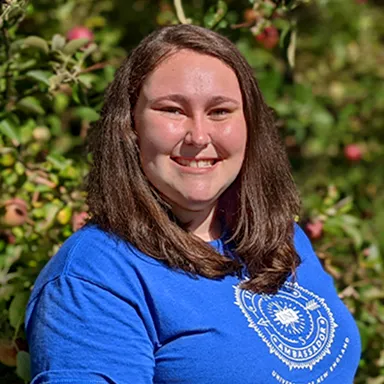 Headshot of U N E undergraduate admissions student ambassador Alysha Burton