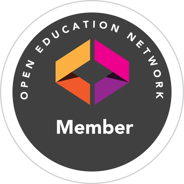 Image of Open Education Network member badge