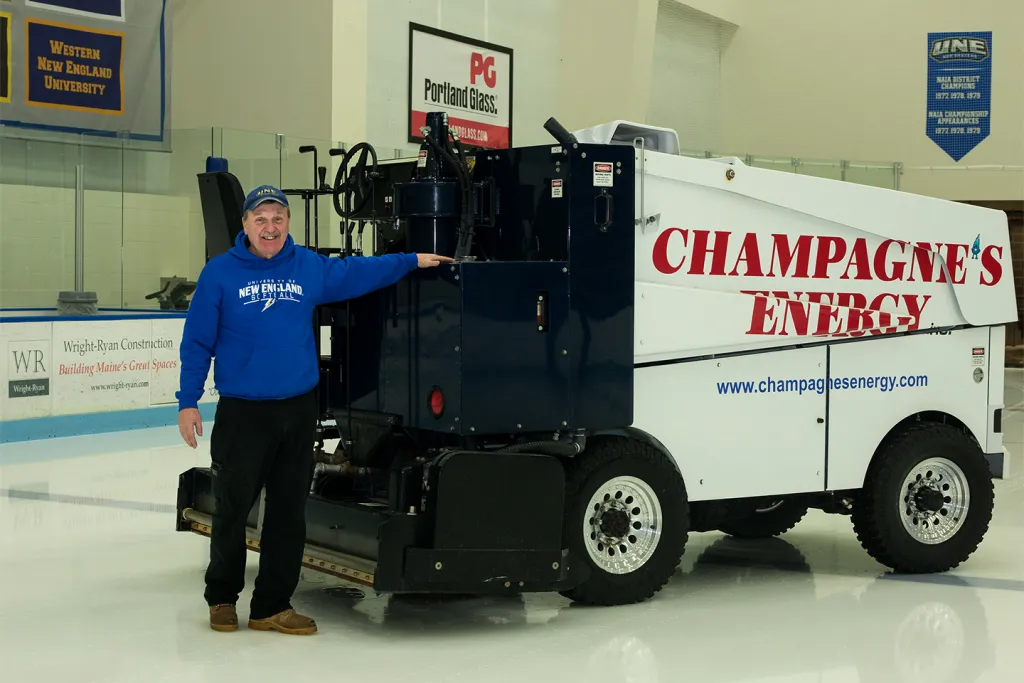 Paquin has maintained the ice at the Forum since it opened in 2012