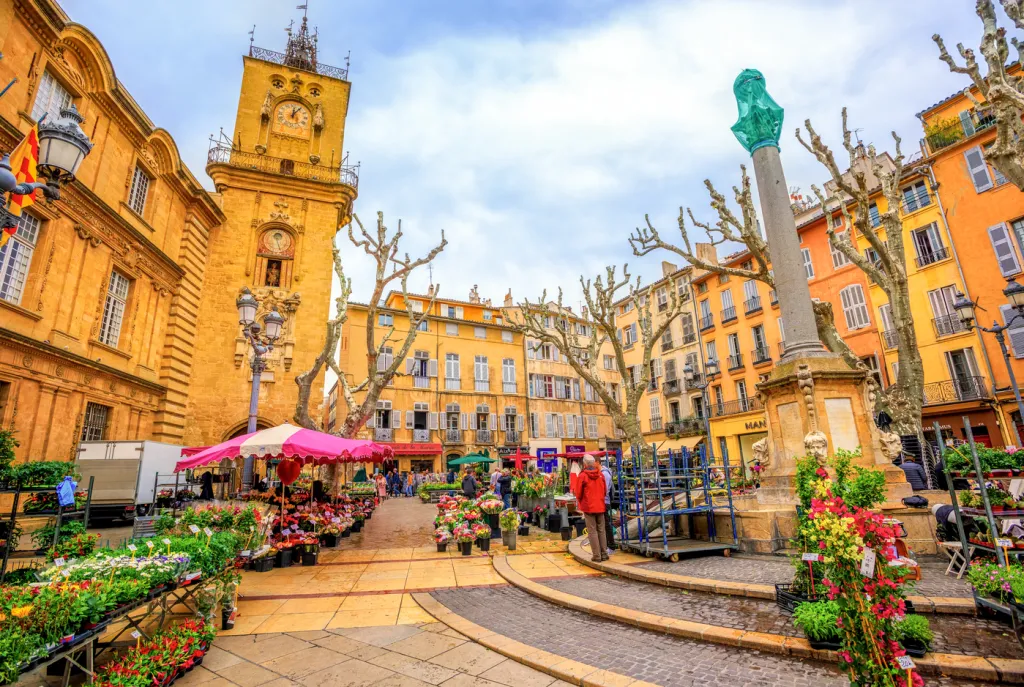 Flower Market in Aix-en-Provence