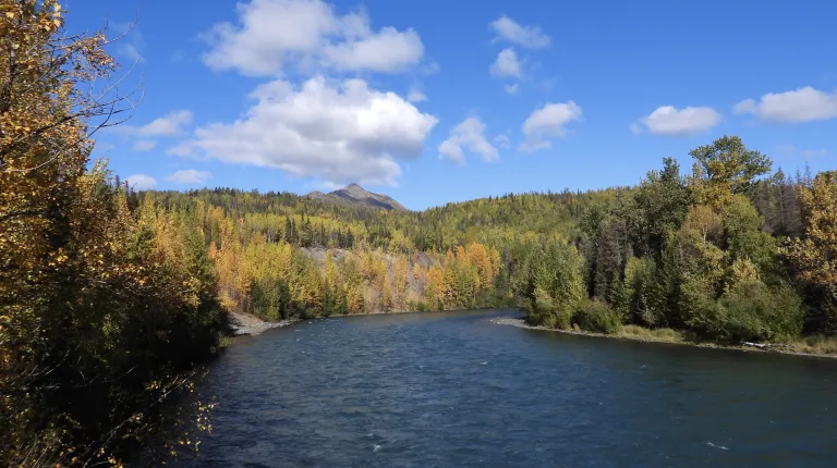 River and landscape of the Kenai National Wildlife Refuge