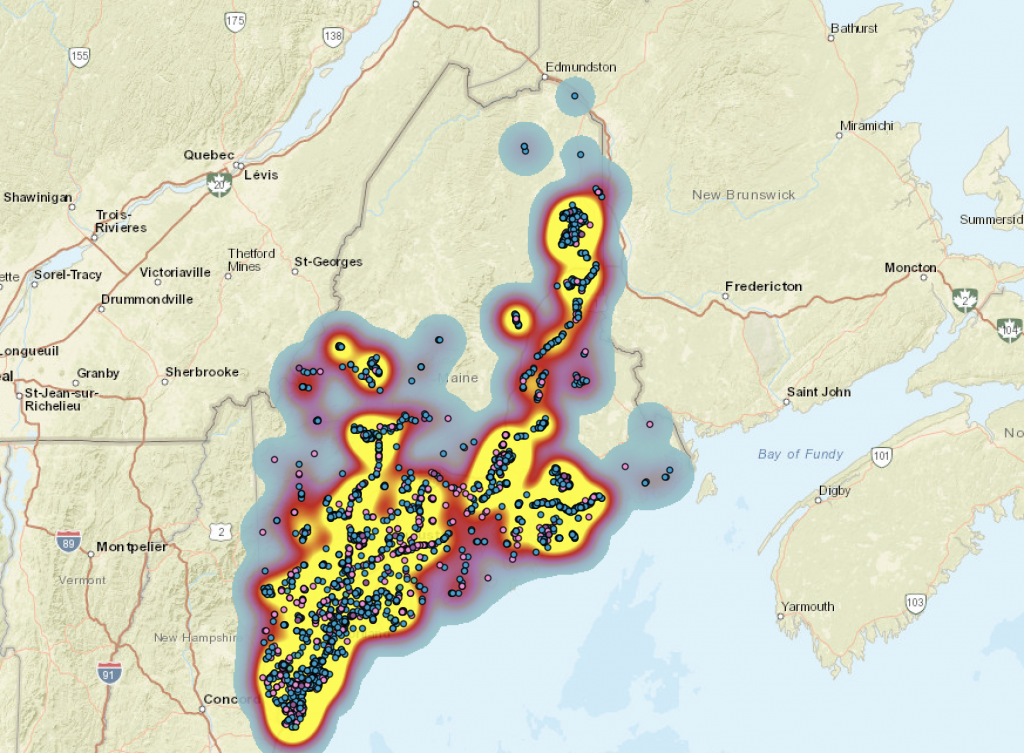 GIS students plot out research in Biddeford and beyond