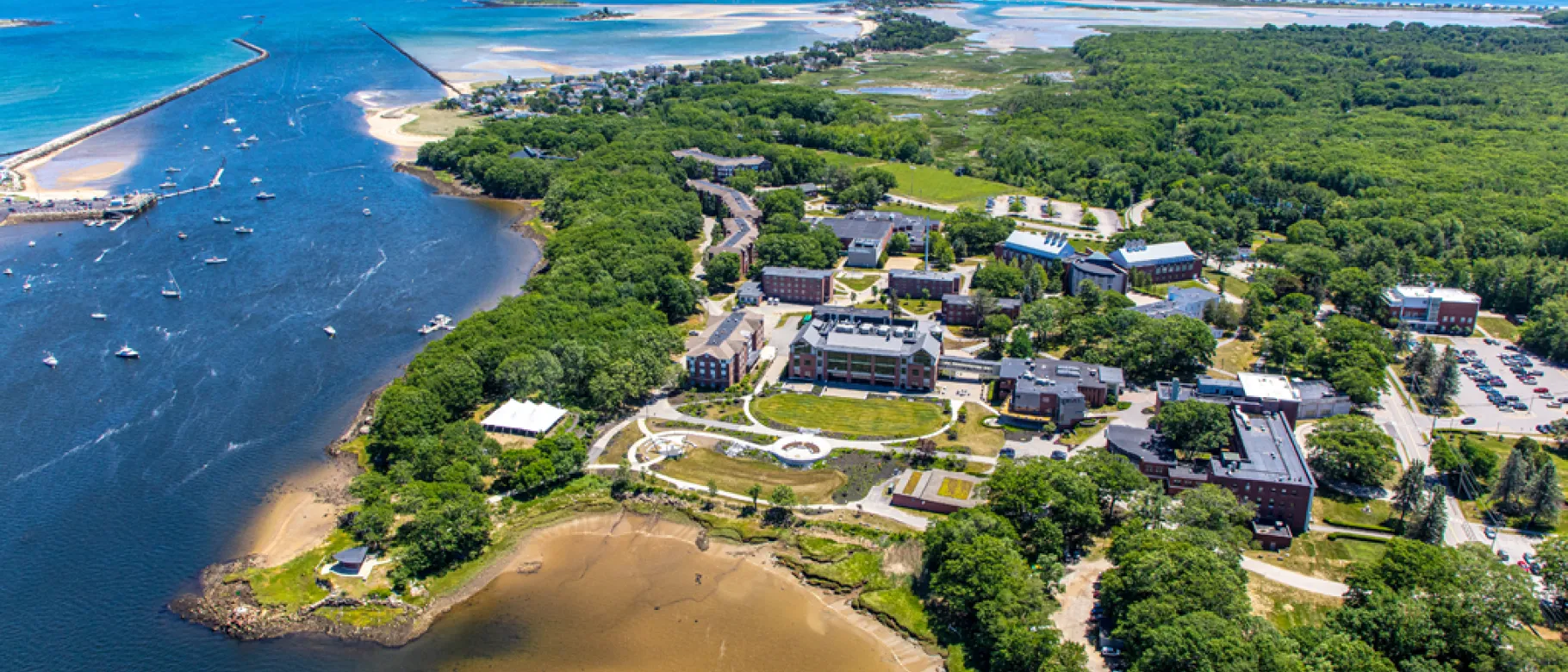 Aerial of the Biddeford Campus