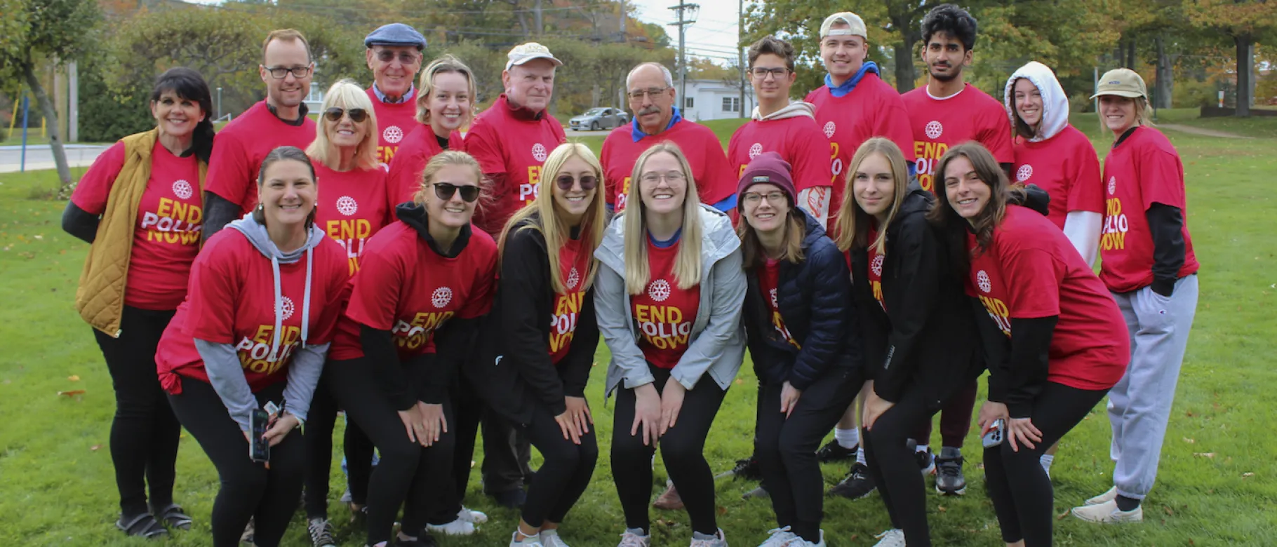 Polio event walkers 