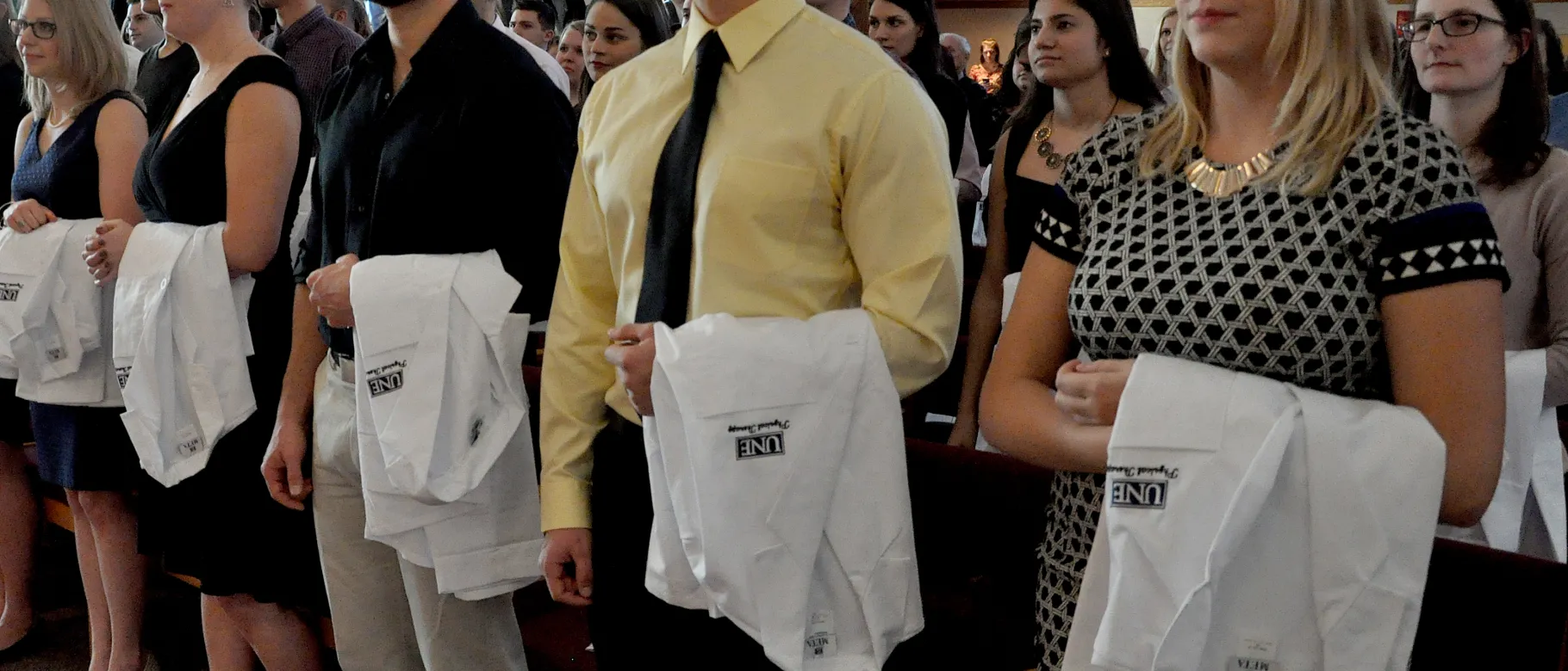 Physical Therapy Class of 2017 receiving their white coats