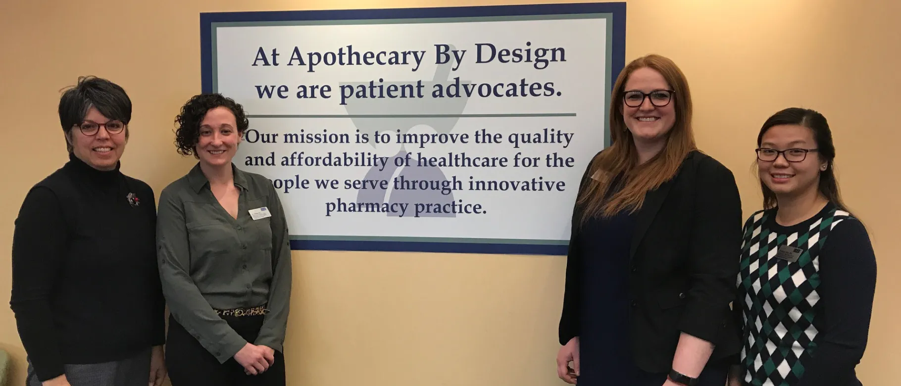 L-R: Leslie Ochs, AJ Golash, Sara Stafford and Huong Nhan