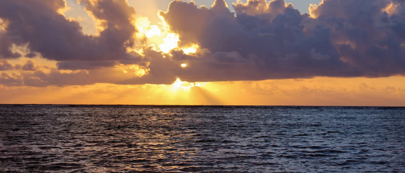 Sunset in Belize