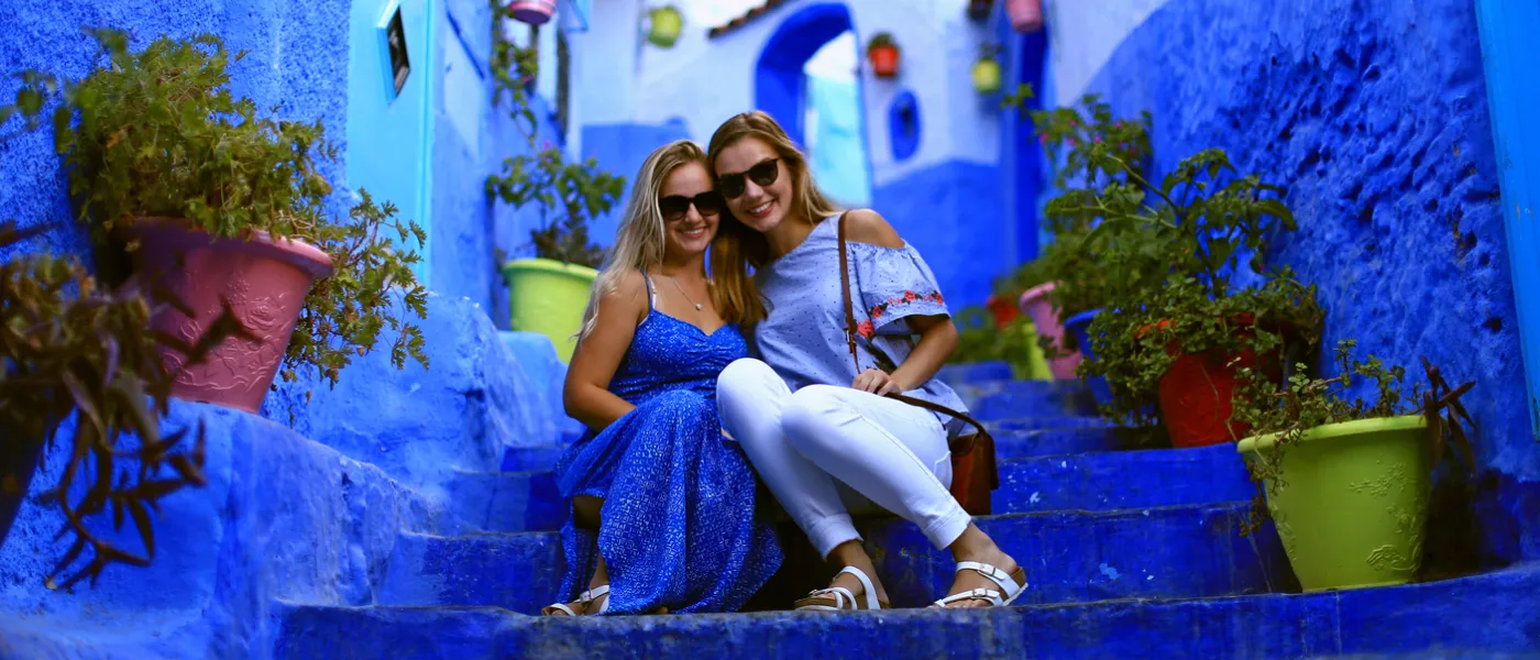 UNE Fall 2017 Students on excursion to Chefchaouen