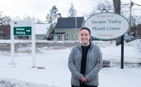 Caitlyn Daly was one of three UNE students to receive an M&T Bank stipend for a rural health clerkship this fall.