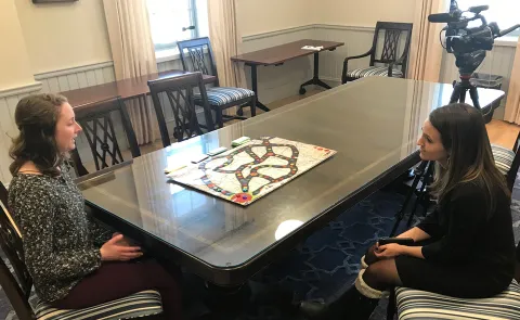 Tom Meuser and his students developed a board game designed to bring families closer together