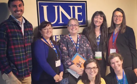 Some members of the Harm Reduction Conference planning team. Back row (l-r): Ian Imbert, M.P.H., and Micaela Maynard, M.Ed., fro