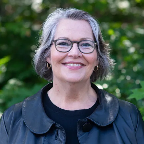 Headshot of U N E Associate Provost of Research and Scholarship Karen Houseknecht