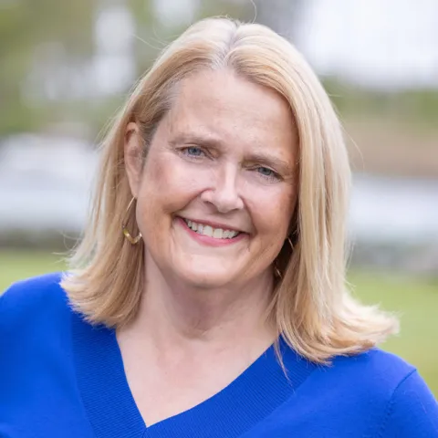 Headshot of U N E Board of Trustees Member Jean Marvin