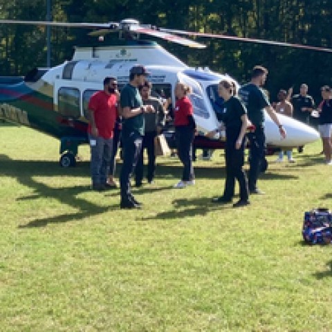 LifeFlight of Maine was part of the day's events.