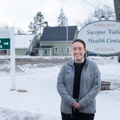 Caitlyn Daly was one of three UNE students to receive an M&T Bank stipend for a rural health clerkship this fall.